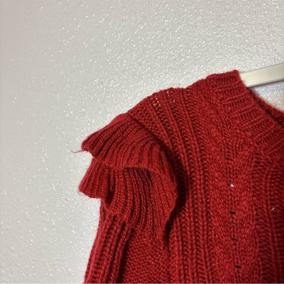 Jessica Simpson Red Cable Knit Sweater - Picture 3 of 4